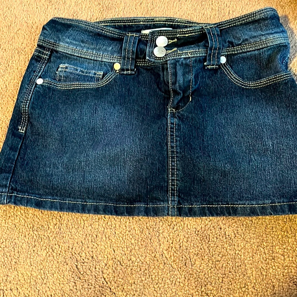 Jean mini skirt 00